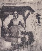 Camille Pissarro Peasant oil painting